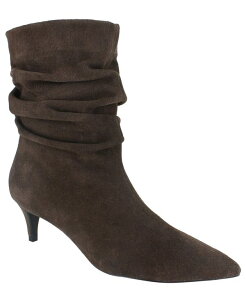 �P�l�X�R�[�� ���f�B�[�X �V���[�Y �u�[�c�E���C���u�[�c Kenneth Cole New York Women's Marsha Pointed Toe Slouch Boots Chocolate Suede �`���R���[�g