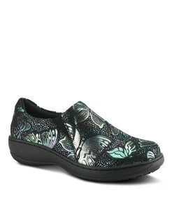 XvOXebv fB[X V[Y pvX vg Spring Steprofessional Winfrey-Flutter Printed Slip-On Shoe with Removable Insole and Skid-Resistant Sole Black multi ubN