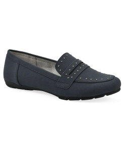 NtoCzCg}Ee fB[X V[Y pvX [t@[ Cliffs by White Mountain Women's Giada Driving Slip On Loafers Navy Sueded Smooth lCr[