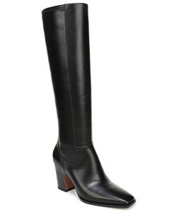 �t�����R�T���g ���f�B�[�X �V���[�Y �u�[�c�E���C���u�[�c �g�[�� Franco Sarto Women's Jonie Square Toe Zip Tall Boots Regular & Wide Calf Black Leather �u���b�N
