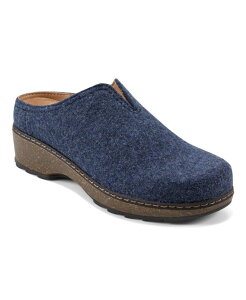 A[X fB[X V[Y T_ q[ Earth Women's Kolia Slip-On Heeled Clogs Dark Blue u[