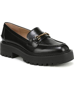 TGf} fB[X V[Y pvX vbgtH[ [t@[ Sam Edelman Women's Lea Platform Loafers Black Leather ubN