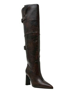 ���C���h �y�A�[ ���f�B�[�X �V���[�Y �u�[�c�E���C���u�[�c Wild Pair Women's Vivii Over-The-Knee Buckle Boots Downtown Brown �u���E��