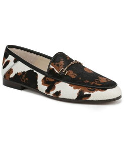 TGf} fB[X V[Y pvX [t@[ Sam Edelman Women's Loraine Bit Loafers Cow Print Calf Hair