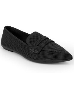 GA\[Y fB[X V[Y pvX jbg Aerosoles Women's Davien Casual Knit Flat Blacknit ubN