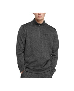 A_[A[}[ Y AE^[ p[J[EXEFbg Vc t[X Under Armour Men's Armour Fleece Twist Quarter-Zipper Sweatshirt Castlerock/Black ubN