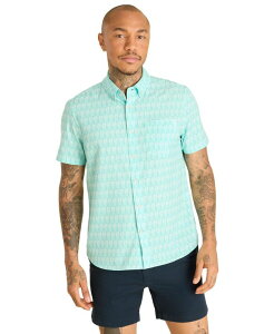 �`���r�[�Y �����Y �g�b�v�X �V���c Chubbies Men's The Tropical Punch Performance Friday Shirturquoise �^�[�R�C�Y