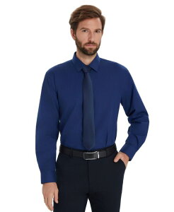 �A���t�@�j �����Y �g�b�v�X �V���c Alfani Men's Promo Solid Regular-Fit Spread Collar Dresshirt Navy Notte �l�C�r�[