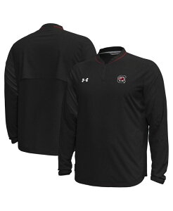 A_[A[}[ Y AE^[ WPbgEu] Under Armour Men's Black South Carolina Gamecocks Motivate Long Sleeve Quarter-Zip Jacket Black ubN