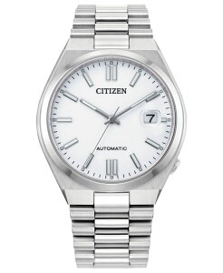 �V�`�Y�� �����Y �A�N�Z�T���[ �r���v T�V���c Citizen Men'silver Stainlessteel Bracelet Watch 40mm Stainlessteel �V���o�[