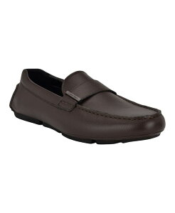 �J���o���N���C�� �����Y �V���[�Y �X���b�|���E���[�t�@�[ Calvin Klein Men's Moscow Casual Slip-On Loafers Dark brown �u���E��
