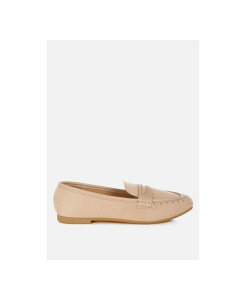 �����h�����O ���f�B�[�X �V���[�Y �p���v�X ���[�t�@�[ London Rag Lumina Penny Strap Studded Loafers Women Light beige �x�[�W��