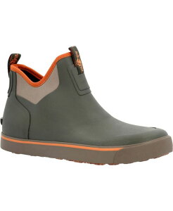 ���b�L�[ �����Y �V���[�Y �u�[�c�E���C���u�[�c ROCKY Men's Dry-Strike Waterproof Green & Orange Deck Boot Olive stone �I���[�u