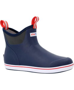 �G�N�X�g���^�t �����Y �V���[�Y �u�[�c�E���C���u�[�c �A���N�� XTRATUF Men's Ankle Deck Boot Navy red �l�C�r�[