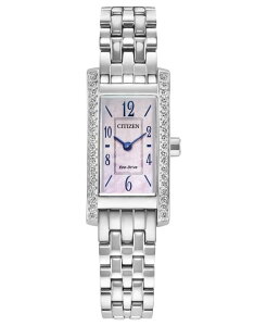 �V�`�Y�� ���f�B�[�X �A�N�Z�T���[ �r���v �v�` T�V���c Citizen Women's Classic Petite Palidoro Silver-Tone Stainlessteel Bracelet Watch 28.3mm Silver-tone �V���o�[