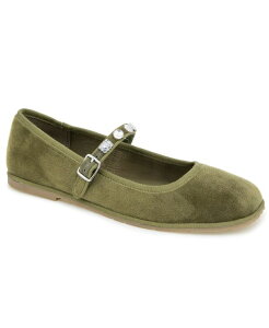 �P�l�X�R�[�� ���f�B�[�X �V���[�Y �p���v�X Kenneth Cole Reaction Women's Elda MaryJane Flats Olive �I���[�u