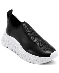 _i L j[[N fB[X V[Y Xj[J[ DKNY Women's Lillie Slip On Wedge Sneakers Black ubN