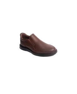 �}�[�N�W���Z�t�j���[���[�N �����Y �V���[�Y �X���b�|���E���[�t�@�[ Marc Joseph New York Men's Chicago Road Hands-Free Slip On Technology Loafers Brown grainy leather �u���E��