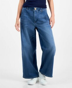 �f���N���V�[ ���f�B�[�X �{�g���X �f�j���p���c �v�` Democracy Petite Absolution Skyrise Wide-Leg Pants Mid Blue Artisanal �u���[