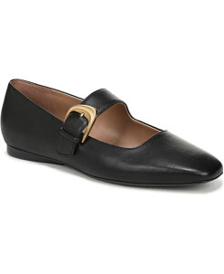 �i�`�����C�U�[ ���f�B�[�X �V���[�Y �p���v�X Naturalizer Women's Cosmic Square Toe Mary Jane Ballet Flats Black Leather �u���b�N