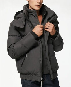 �}�[�N�j���[���[�N �����Y �A�E�^�[ �W���P�b�g�E�u���]�� �_�E�� Marc New York Men's Phoenix Down Bomber Jacket with Bib Charcoal �`���R�[��