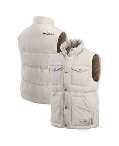 �t�@�i�e�B�N�X �����Y �g�b�v�X �x�X�g Fanatics Men's Cream Baltimore Ravens Puffer Full-Snap Vest Cream �N���[��
