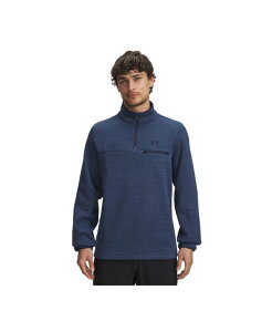 A_[A[}[ Y AE^[ jbgEZ[^[ Under Armour Men's Quarter-Zip Sweater Blue u[