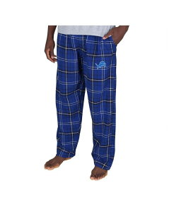 �R���Z�v�c �X�|�[�c �����Y �{�g���X �J�W���A���p���c Conceptsport Men's Blue Detroit Lions Ultimate Plaid Flannel Pants Blue �u���[