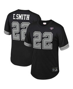 �~�b�`�F��&�l�X �����Y �g�b�v�X �V���c ���b�V�� Mitchell & Ness Men's Emmitt Smith Black Dallas Cowboys Retired Player Name and Number Mesh Top Black �u���b�N