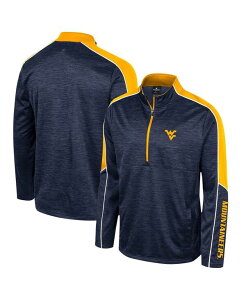 �R���V�A�� �����Y �A�E�^�[ �W���P�b�g�E�u���]�� Colosseumen's Navy West Virginia Mountaineers Marled Half-Zip Jacket Navy �l�C�r�[