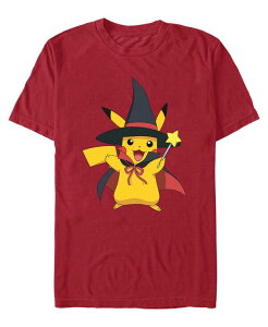�t�B�t�X�T�� �����Y �g�b�v�X T�V���c Fifth Sun Men's Pokemon Witches Hat Short Sleeves T-shirt Cardinal