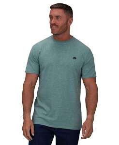 ���C�W���O�u�� �����Y �g�b�v�X T�V���c �g�[�� �R�b�g�� Raging Bull Big & Tall 100% Cotton T-Shirt Green marl �}�[��
