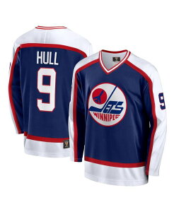 �t�@�i�e�B�N�X �����Y �g�b�v�X �V���c �W���[�W�[ Fanatics Men's Bobby Hull Navy Winnipeg Jets Breakaway Retired Player Jersey Navy �l�C�r�[