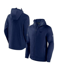 �t�@�i�e�B�N�X �����Y �A�E�^�[ �W���P�b�g�E�u���]�� �L���b�v �p�[�J�[ Fanatics Men's Heather Navy Washington Capitals Authentic Proad Tech Full-Zip Hoodie Jacket Heather Navy �w�U�[