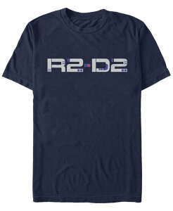 �t�B�t�X�T�� �����Y �g�b�v�X T�V���c Fifth Sun Star Wars Men's Episode IX Rise of Skywalker2-D2 Droid Text-shirt Navy �l�C�r�[