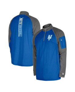 �j���[�G�� �����Y �g�b�v�X �V���c New Era Men's Royal New York Mets Father's Day Raglan Quarter-Zip Top Royal