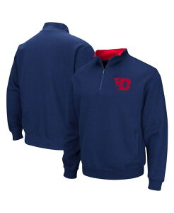 �R���V�A�� �����Y �A�E�^�[ �W���P�b�g�E�u���]�� ���S Colosseumen's Navy Dayton Flyers Tortugas Logo Quarter-Zip Jacket Navy �l�C�r�[