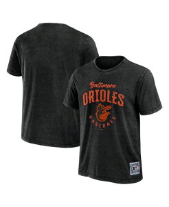�t�@�i�e�B�N�X ���f�B�[�X �g�b�v�X T�V���c Fanatics Darius Rucker Men's Collection by Baltimore Orioles Cooperstown Collection Washed T-Shirt Black �u���b�N