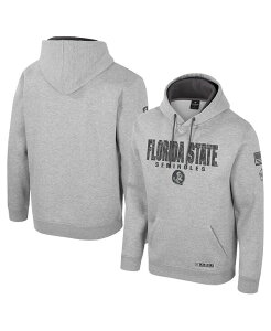 �R���V�A�� �����Y �A�E�^�[ �p�[�J�[�E�X�E�F�b�g Colosseumen's Heather Gray Florida State Seminoles Oorah OHT Military Appreciation Pullover Hoodie Heather Gray �O���[