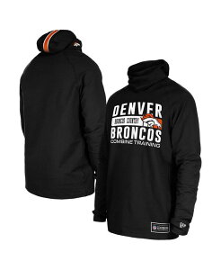 �j���[�G�� �����Y �A�E�^�[ �p�[�J�[�E�X�E�F�b�g New Era Men's Black Denver Broncos Functional Fandom Balaclava Helmet Stripe Tri-Blend Hoodie Black �u���b�N