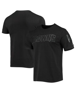 �v���X�^���_�[�h �����Y �g�b�v�X �V���c ���S Pro Standard Men's Black Cleveland Browns Logo Pro Team Shirt Black �u���b�N