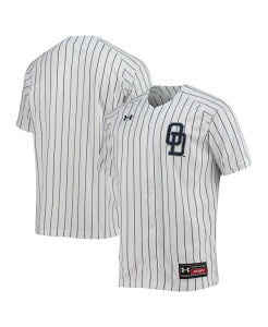 A_[A[}[ Y gbvX Vc ~j W[W[ Under Armour Men's White Oldominion Monarchs Pinstripe Replica Baseball Jersey White zCg