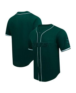 �v���X�^���_�[�h �����Y �g�b�v�X �V���c ���b�V�� Pro Standard Men's Greenew York Jets Triple Tonal Mesh Button-Up Shirt Green �O���[��