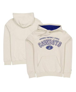 �j���[�G�� �����Y �A�E�^�[ �p�[�J�[�E�X�E�F�b�g New Era Men's Cream Dallas Cowboys Historic Pullover Hoodie Cream �N���[��