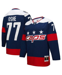 �~�b�`�F��&�l�X �����Y �g�b�v�X �V���c �L���b�v �W���[�W�[ Mitchell & Ness Men's TJ Oshie Navy Washington Capitals Power Play Jersey Navy �l�C�r�[