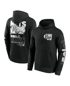 �t�@�i�e�B�N�X �����Y �A�E�^�[ �p�[�J�[�E�X�E�F�b�g Fanatics Men's Black Brooklynets Game Time Crossover Pullover Hoodie Black �u���b�N