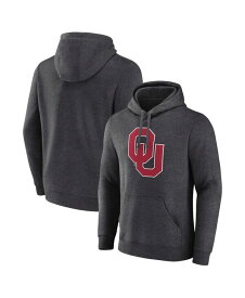 ファナティクス メンズ アウター パーカー・スウェット ロゴ Fanatics Men's Charcoal Oklahoma Sooners Primary Logo Pullover Hoodie Charcoal チャコール