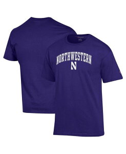 �`�����s�I�� �����Y �g�b�v�X T�V���c ���S Champion Men's Purple Northwestern Wildcats Arch Over Logo T-Shirt Purple �p�[�v��