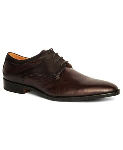 �J�����X�T���^�i �����Y �V���[�Y �I�b�N�X�t�H�[�h �v�����g Carlos by Carlosantana Power Print Men's Oxford Shoe Dark Brown �u���E��