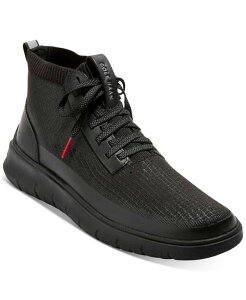 �R�[���n�[�� �����Y �V���[�Y �X�j�[�J�[ Cole Haan Men's Generation Zerogrand Stitchlite High-Top Wateresistant Sneakers Black �u���b�N